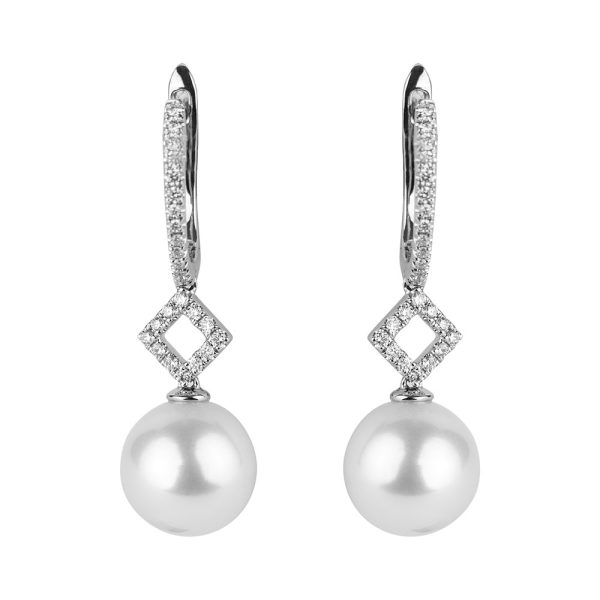 AL20318 White Geometric Drop