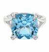 Ring 14KW/4.7G Sky Blue Topaz
