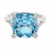 Ring 14KW/4.7G Sky Blue Topaz
