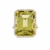 Ring 14KY/5.8G Gold Green Quartz